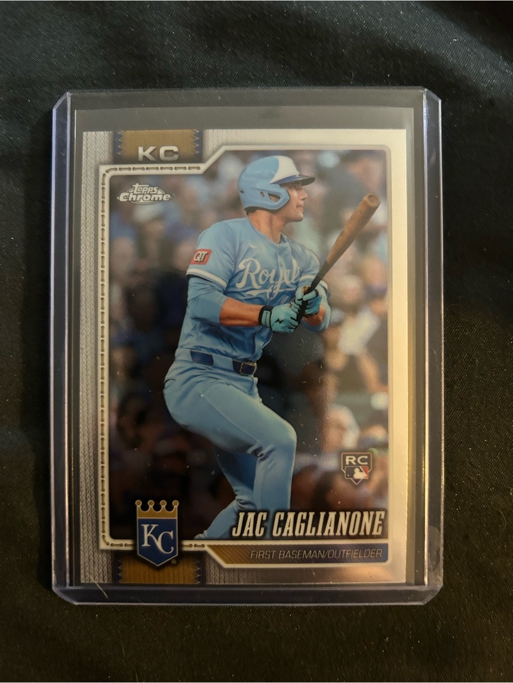 Topps Chrome Kansas City Royals Blue Jac Caglianone Rookie Card